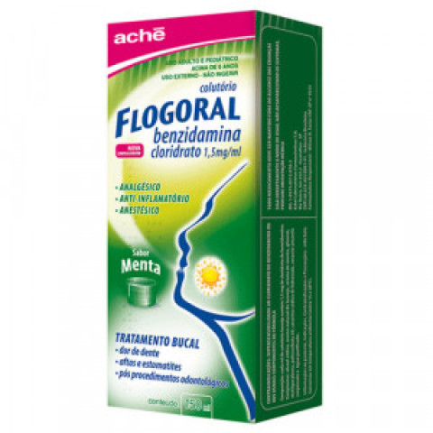 Flogoral Colutório Sabor Menta 1,5mg/mL 150mL