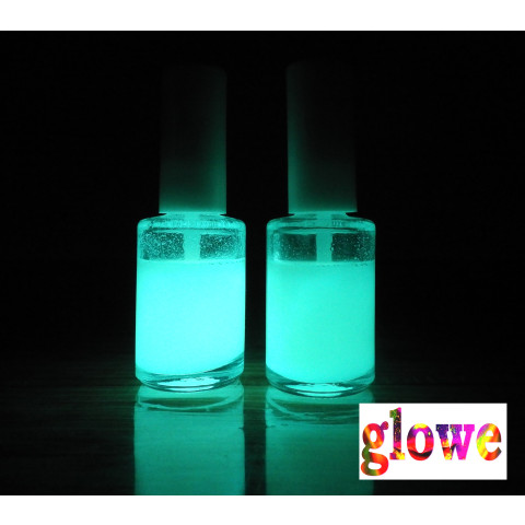 Esmalte cor Azul Celeste fosforescente Glowe