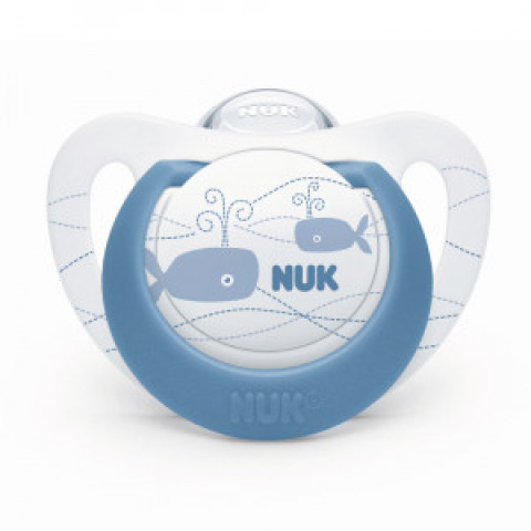 Chupeta Nuk Decorada Silicone Ortodôntica